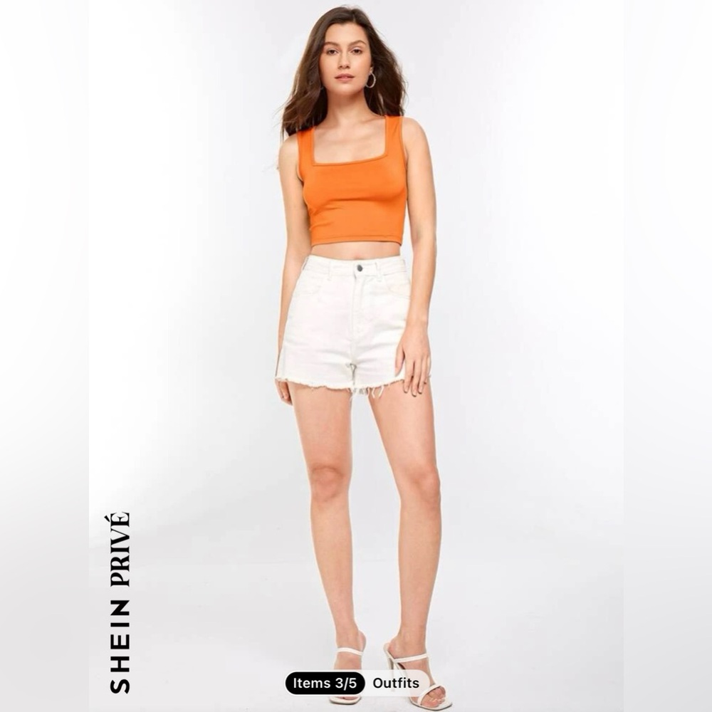 Privé Basic Crop Tank Top - Picture 5 of 5